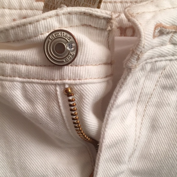 Limited Too white jean skirt - Picture 5 of 6